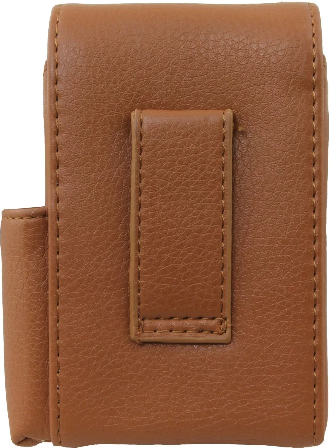 Genuine Leather Tan Fliptop Cigarette Case