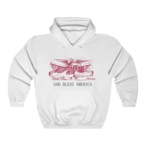 GOD Bless America, Classic Unisex Heavy Blend™ Hooded Sweatshirt