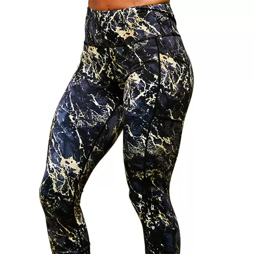 Gold Marble Leggings