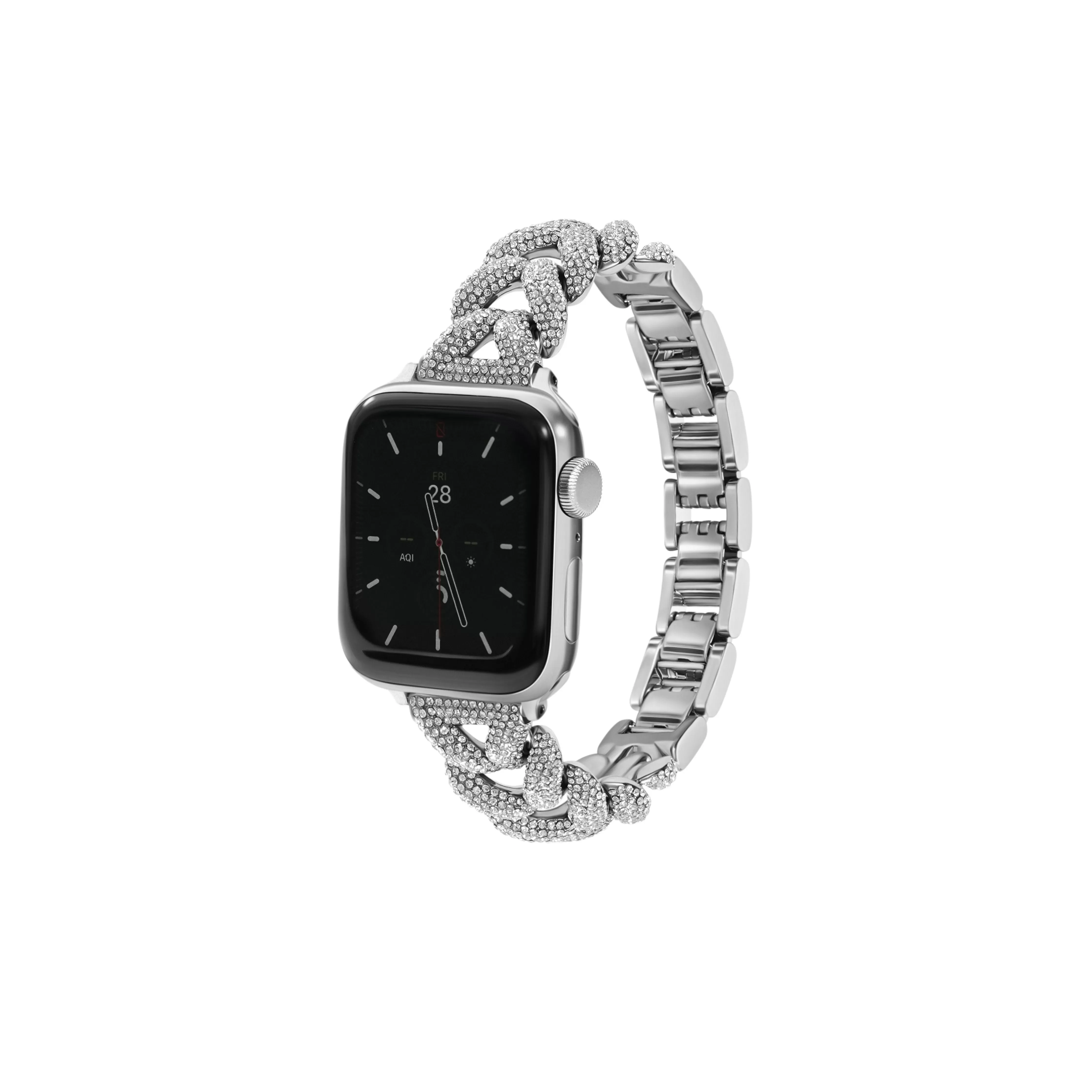 Goldenerre Crystal Pavé Herringbone Band for the Apple Watch