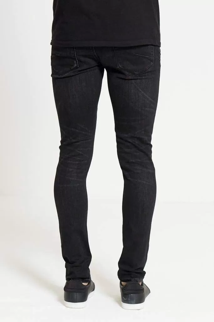 HAVOC Super Skinny Jeans In True Black