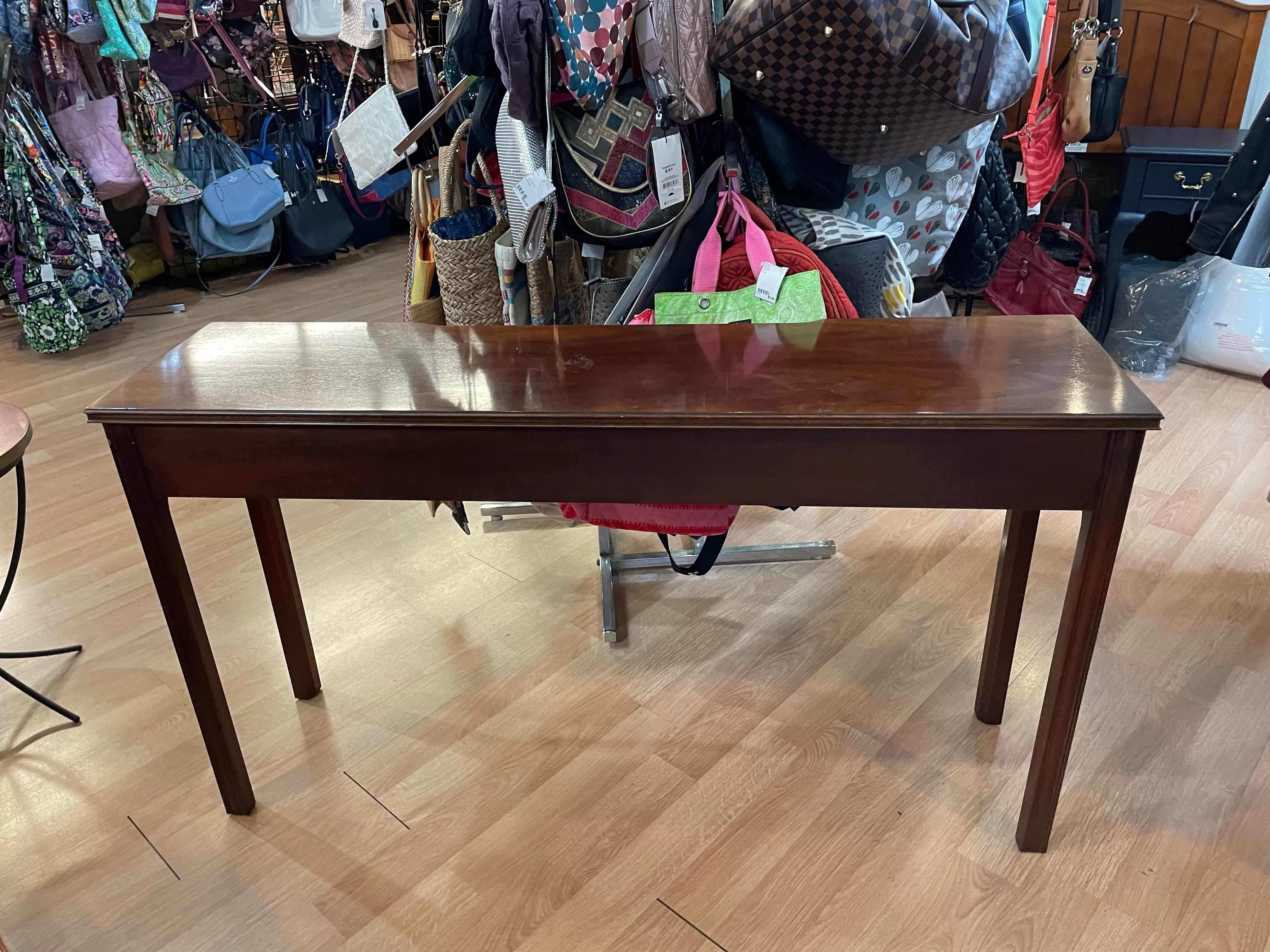 Hickory Mahogany  Console Table