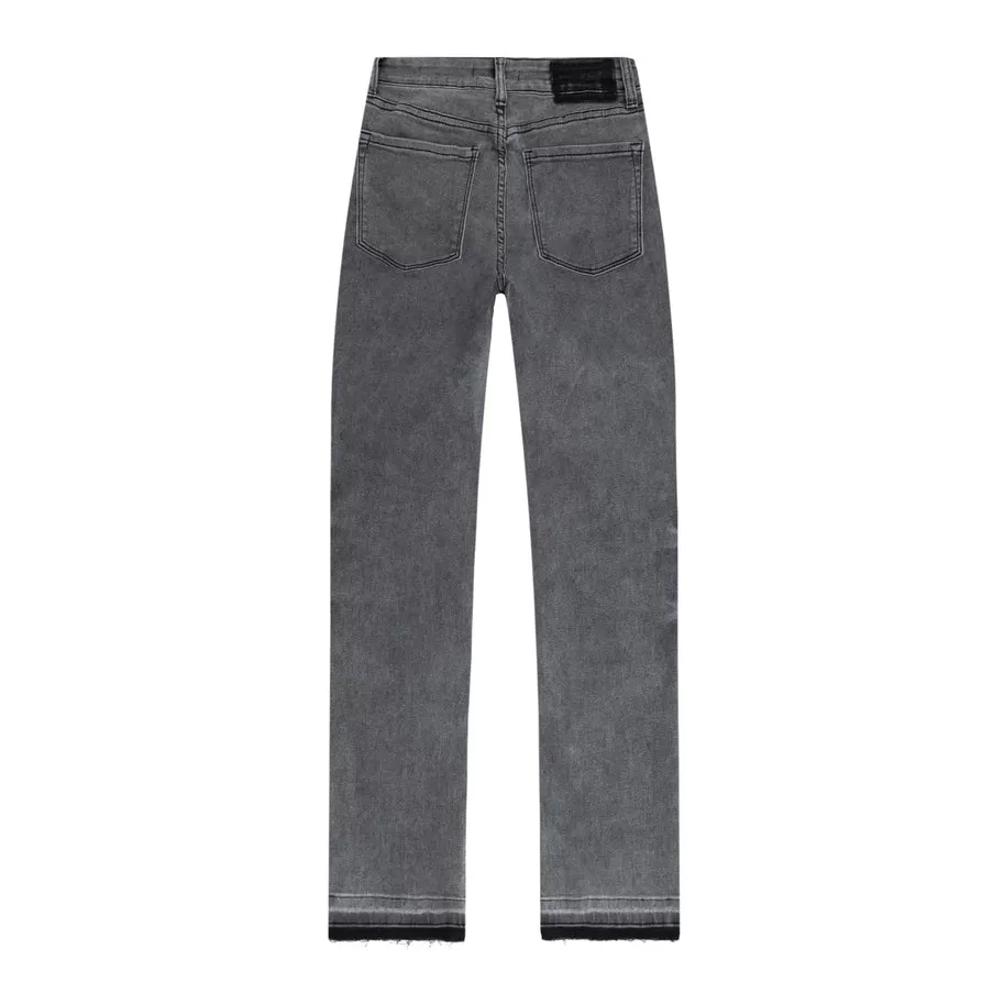 High-Rise Basic Denim Pants - Midnight Black