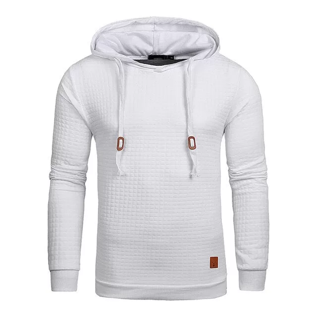 Hoodies Men Long Sleeve Solid Color Hooded Sweatshirt Male Hoodie Casual Sportswear