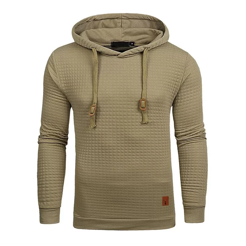 Hoodies Men Long Sleeve Solid Color Hooded Sweatshirt Male Hoodie Casual Sportswear