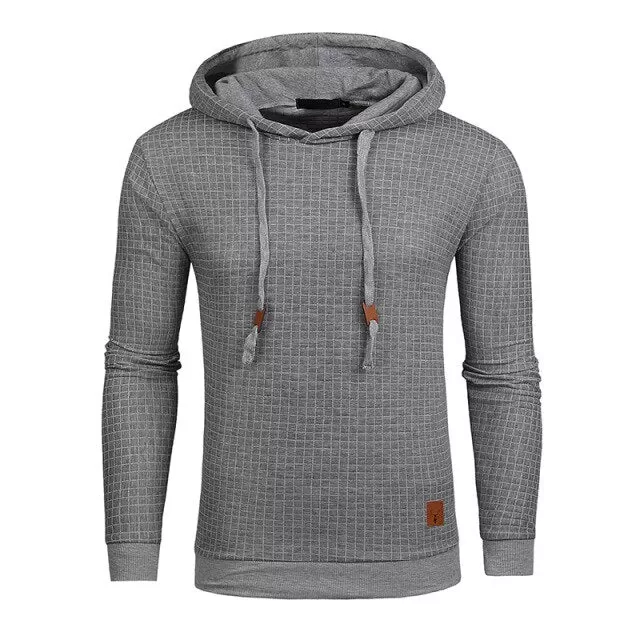 Hoodies Men Long Sleeve Solid Color Hooded Sweatshirt Male Hoodie Casual Sportswear