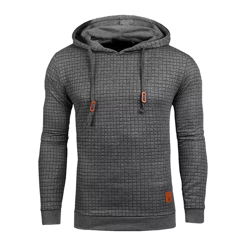 Hoodies Men Long Sleeve Solid Color Hooded Sweatshirt Male Hoodie Casual Sportswear