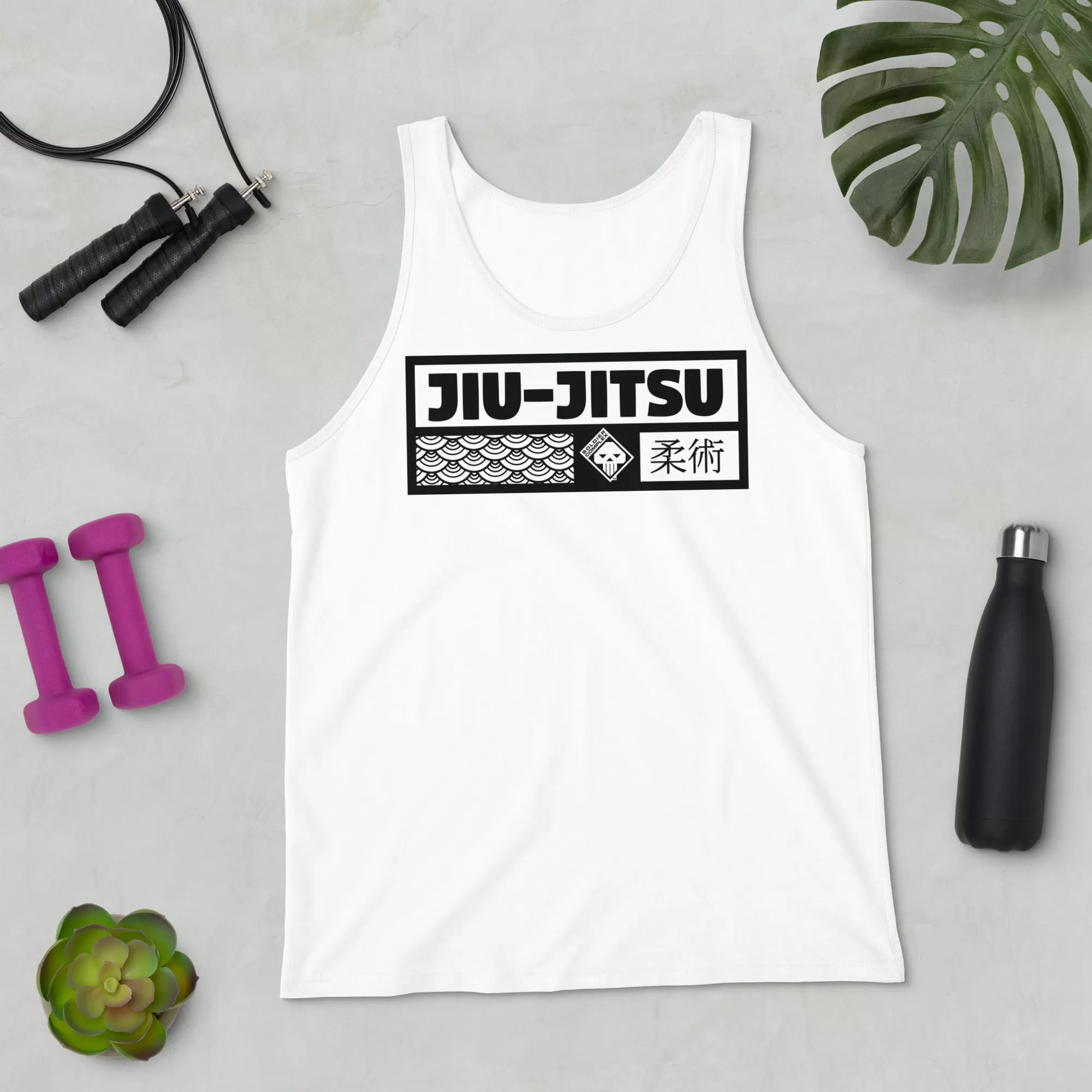 Jiu-Jitsu Tank Tops for Men - Breathable and Comfortable for High-Intensity Training - Light 001