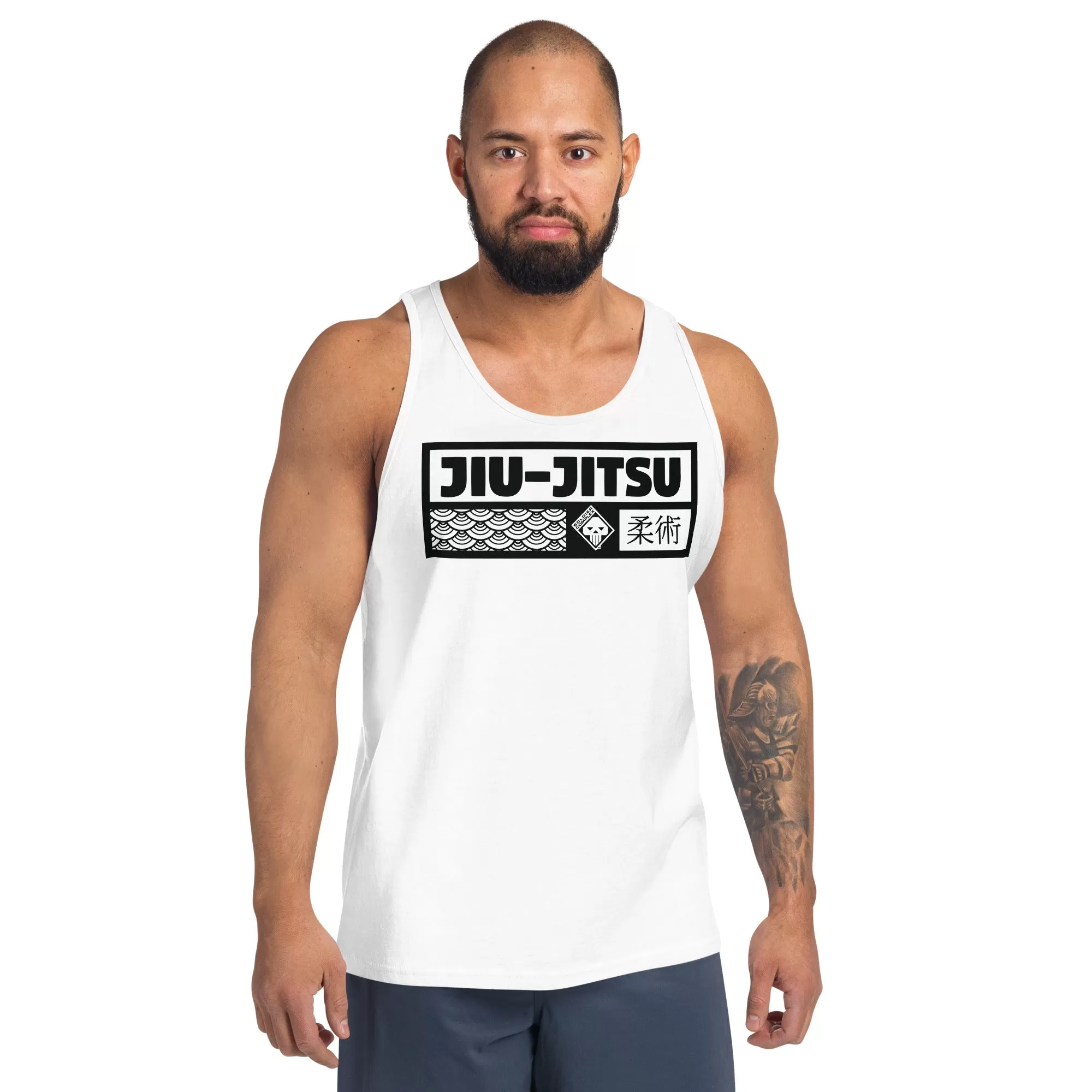 Jiu-Jitsu Tank Tops for Men - Breathable and Comfortable for High-Intensity Training - Light 001