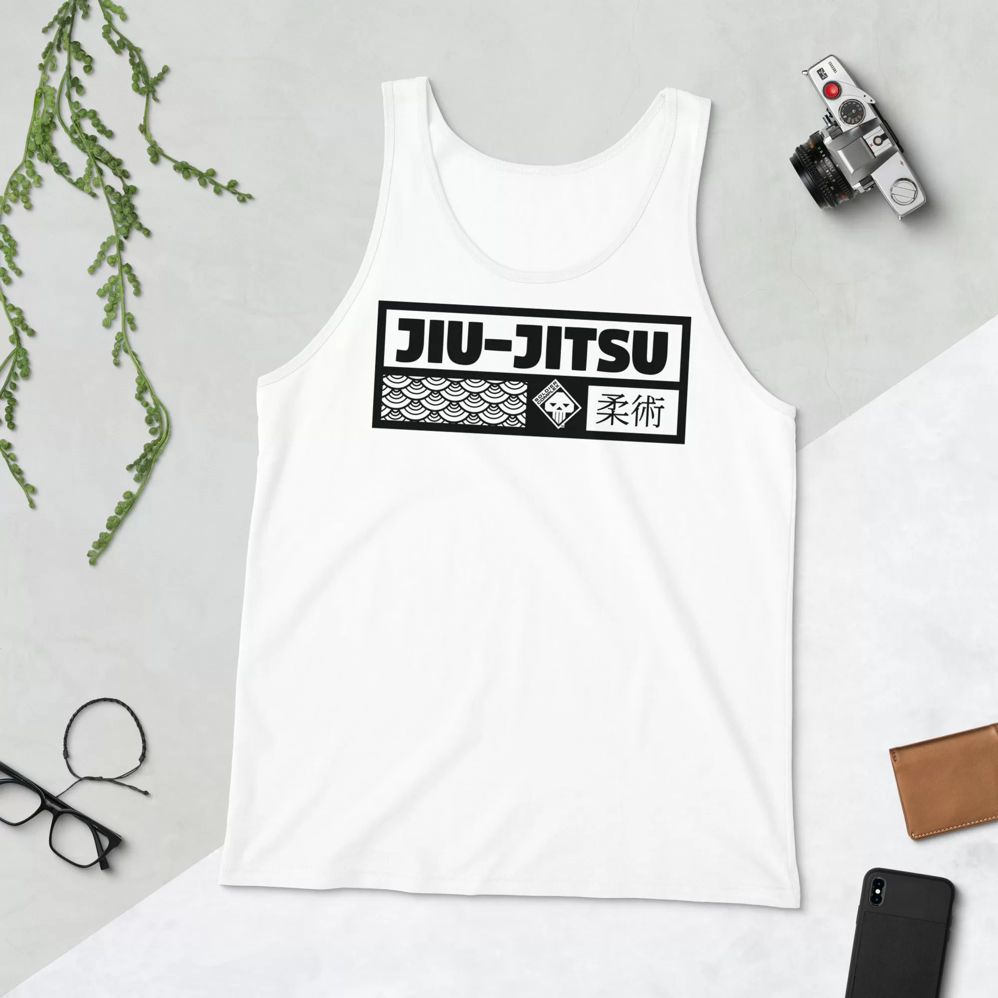 Jiu-Jitsu Tank Tops for Men - Breathable and Comfortable for High-Intensity Training - Light 001