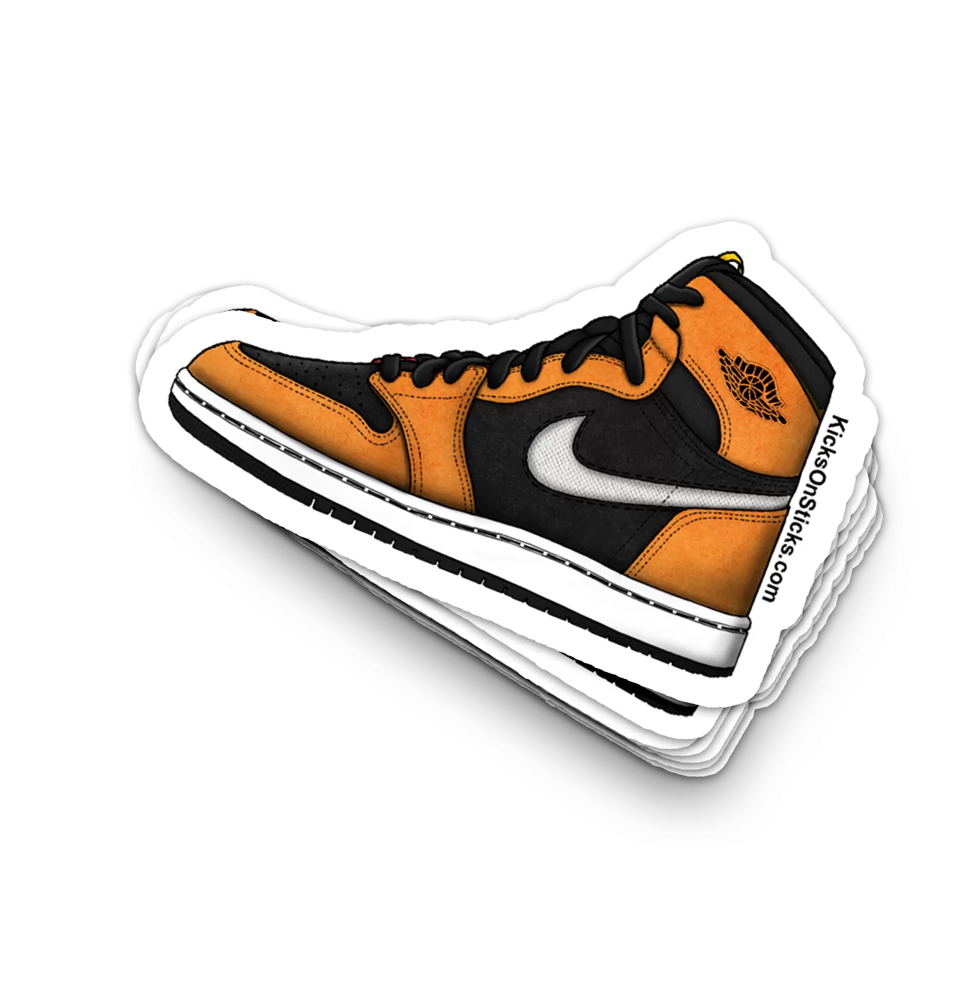 Jordan 1 CMFT "Black Wheat" Sneaker Sticker