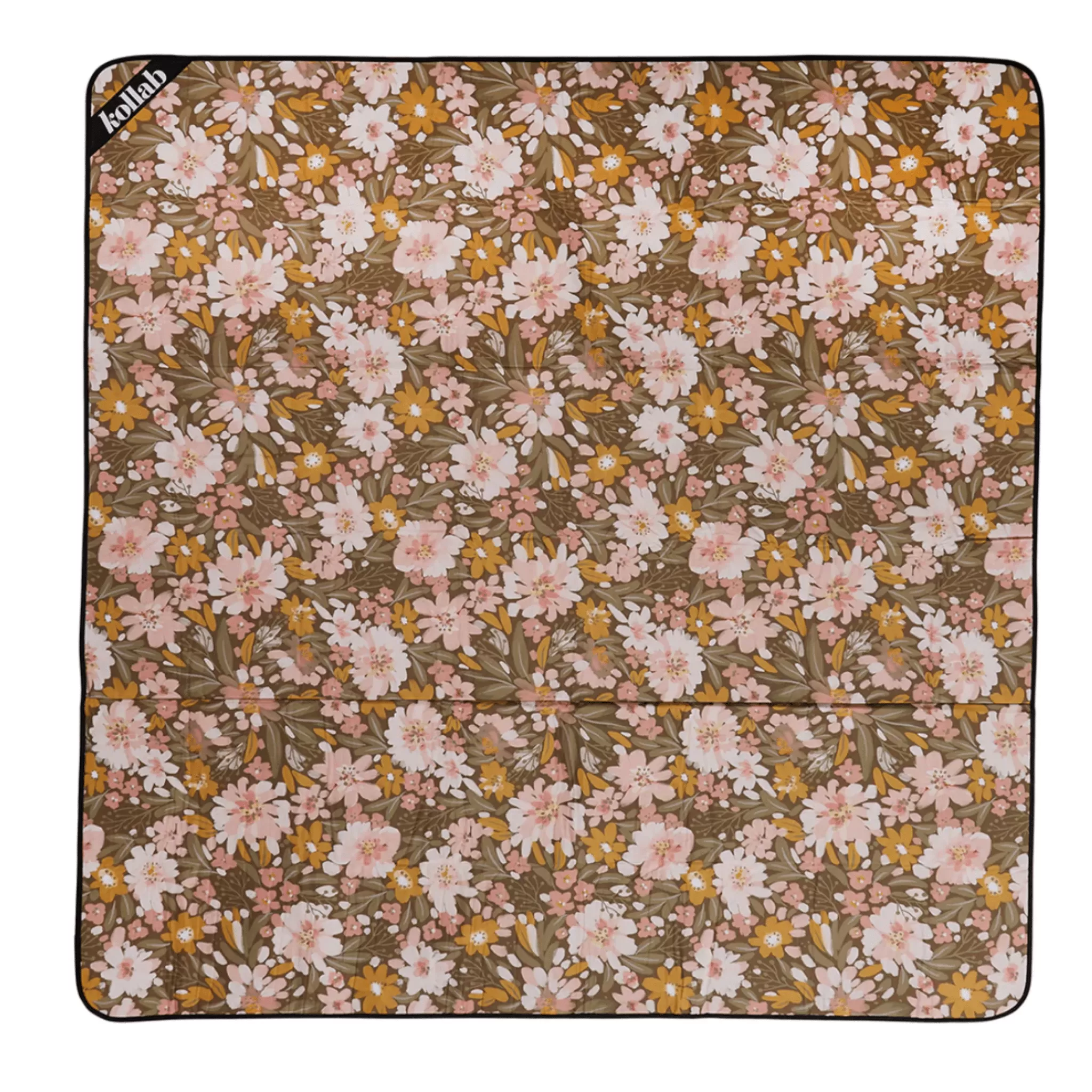 Kollab Picnic Rug Khaki Floral