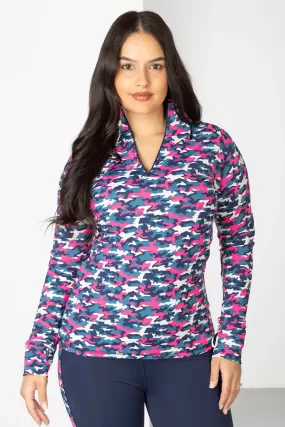 Ladies Patterned Sports Top - Skerne