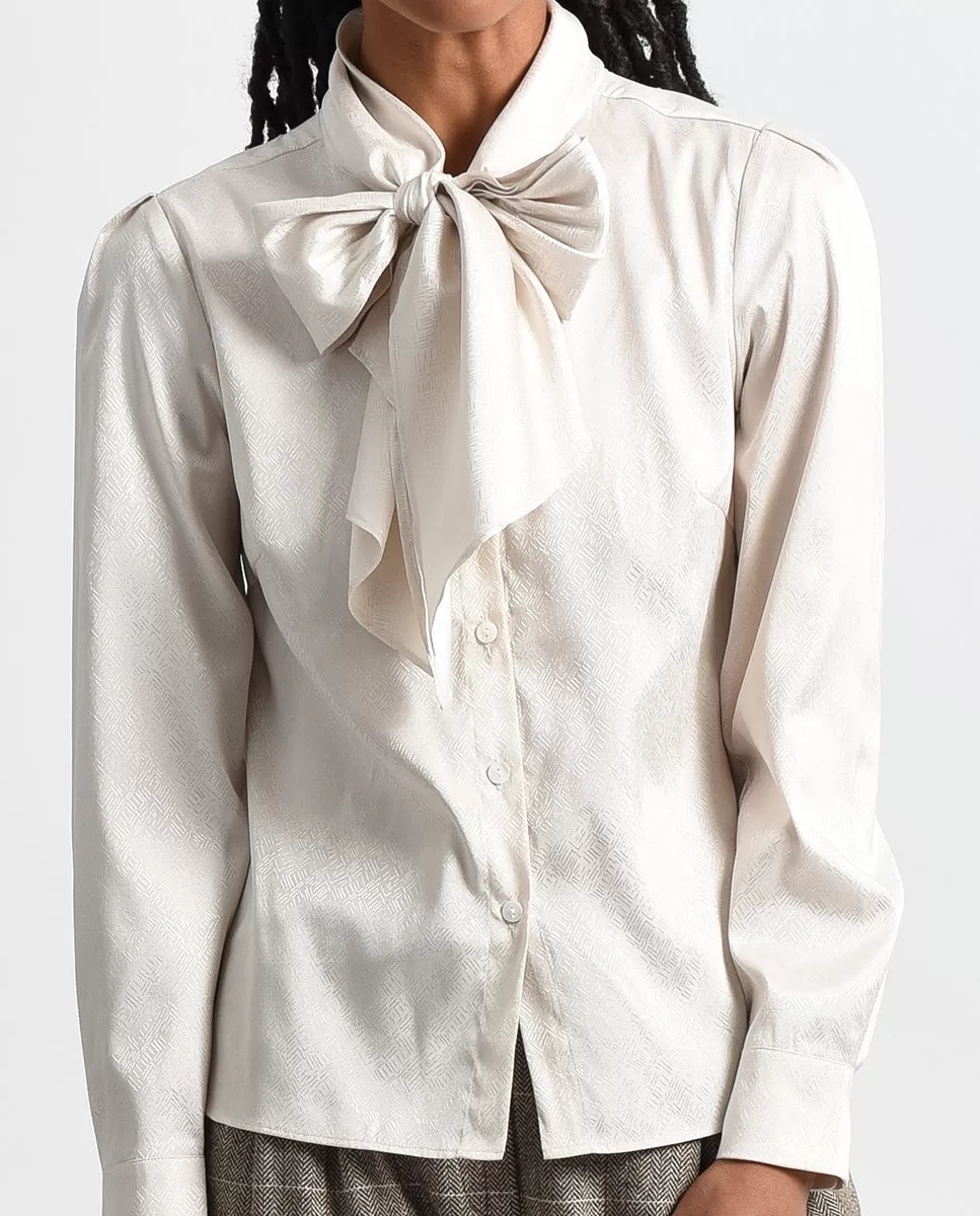 Lavaliere Tie Blouse