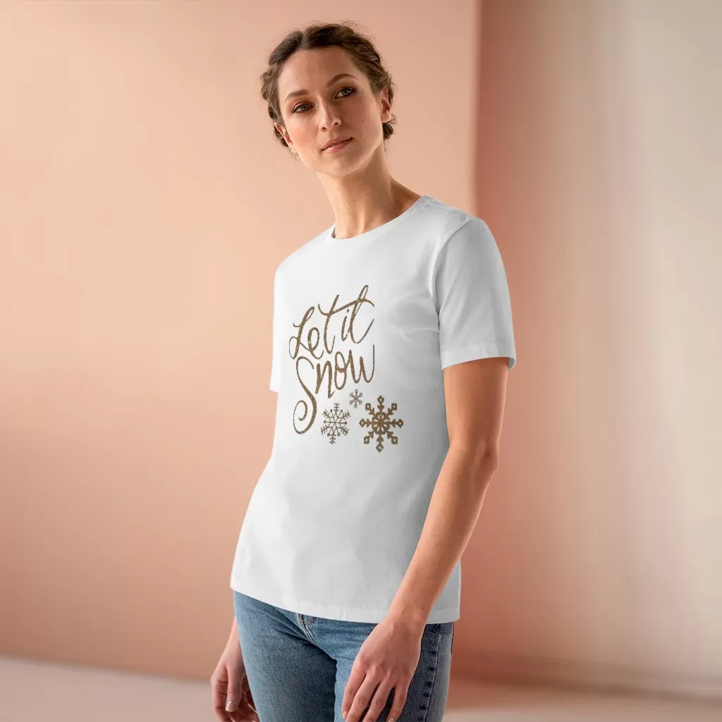 Let It Snow, Women's Premium Tee