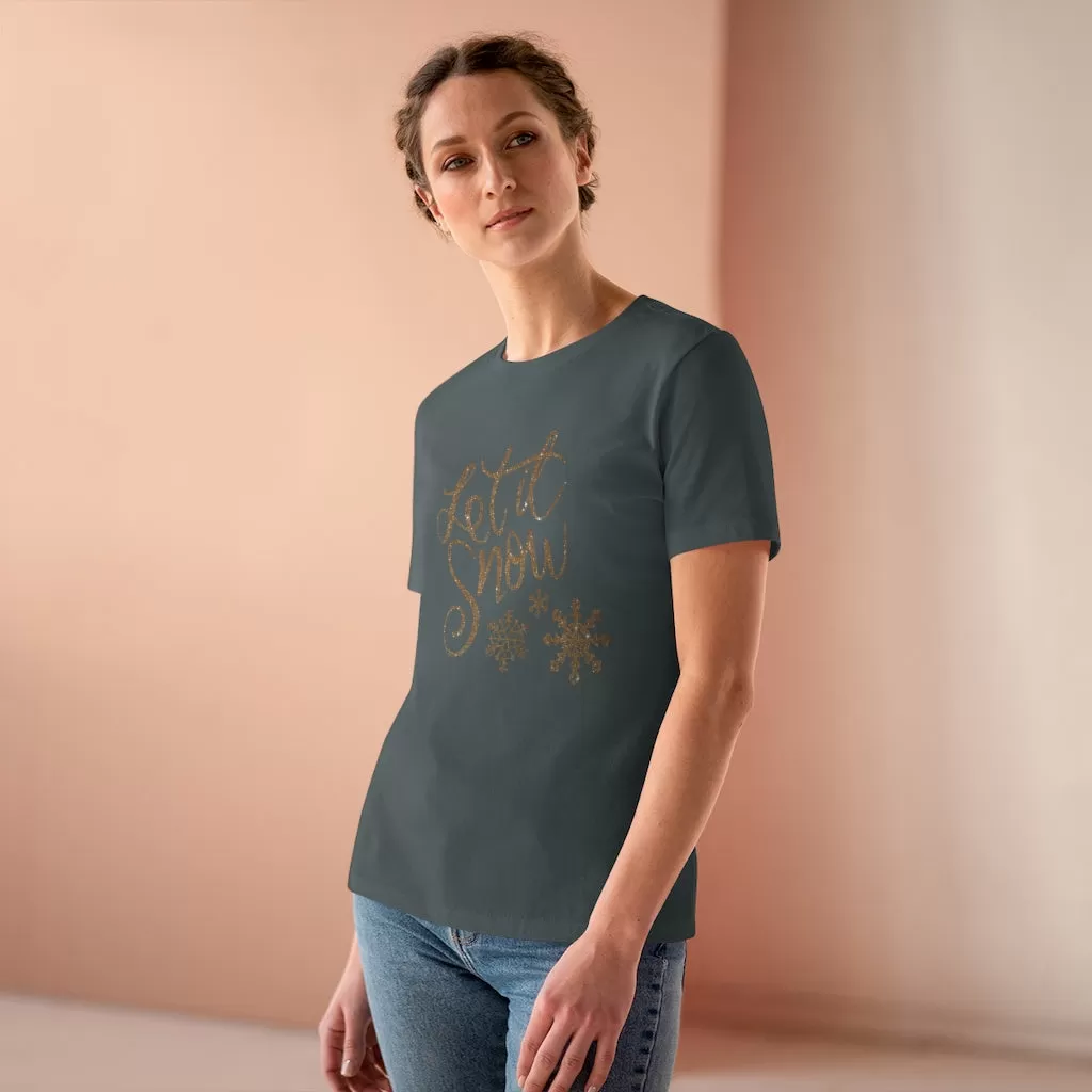 Let It Snow, Women's Premium Tee