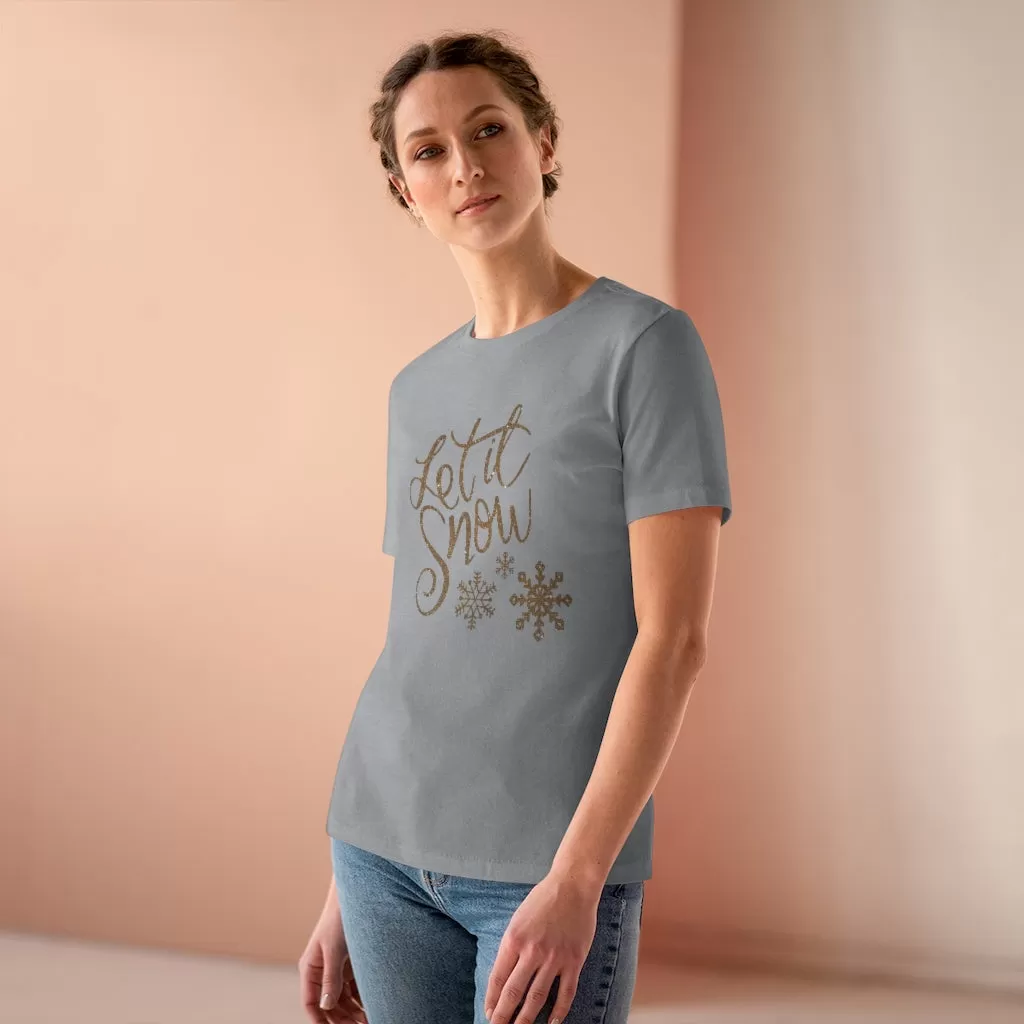 Let It Snow, Women's Premium Tee