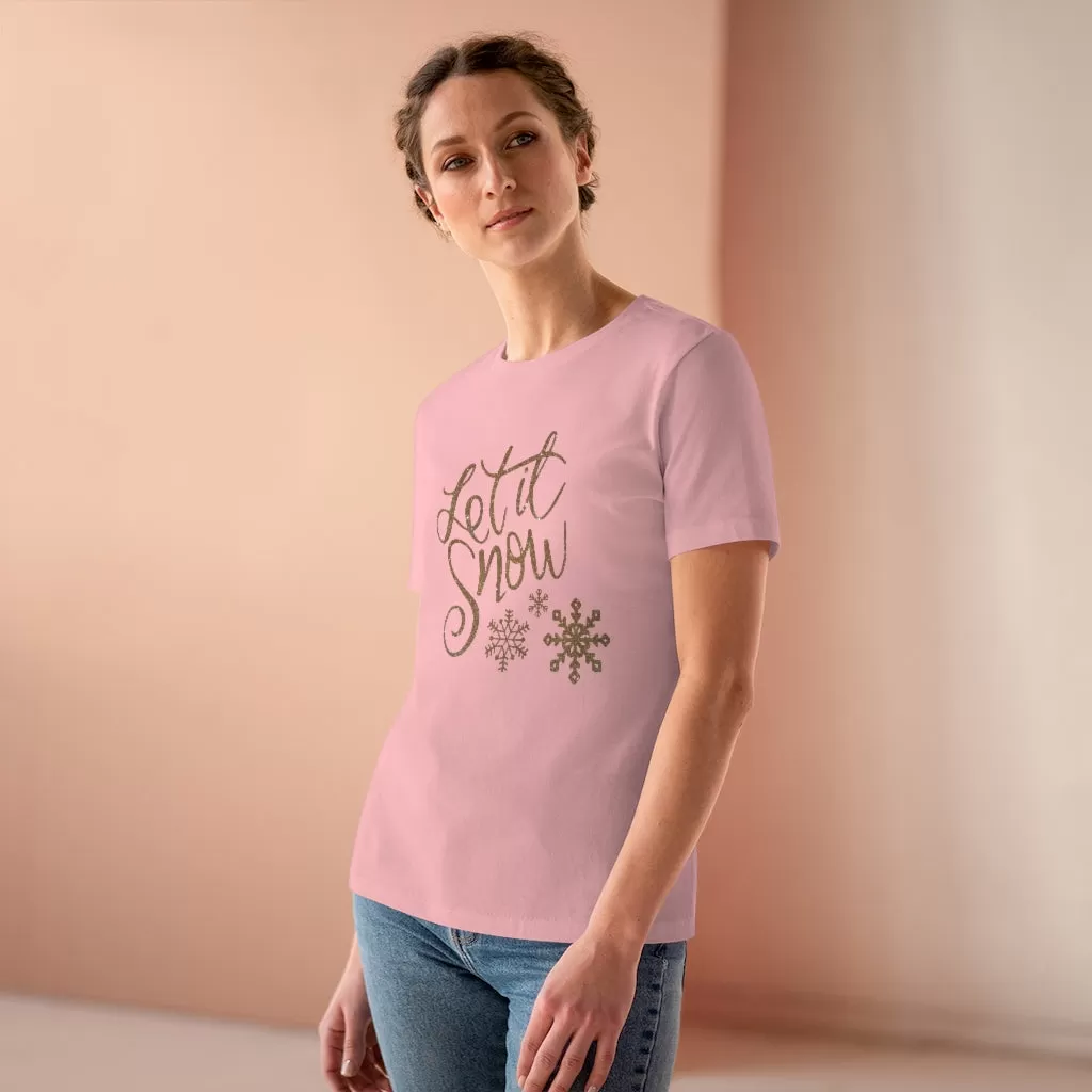 Let It Snow, Women's Premium Tee