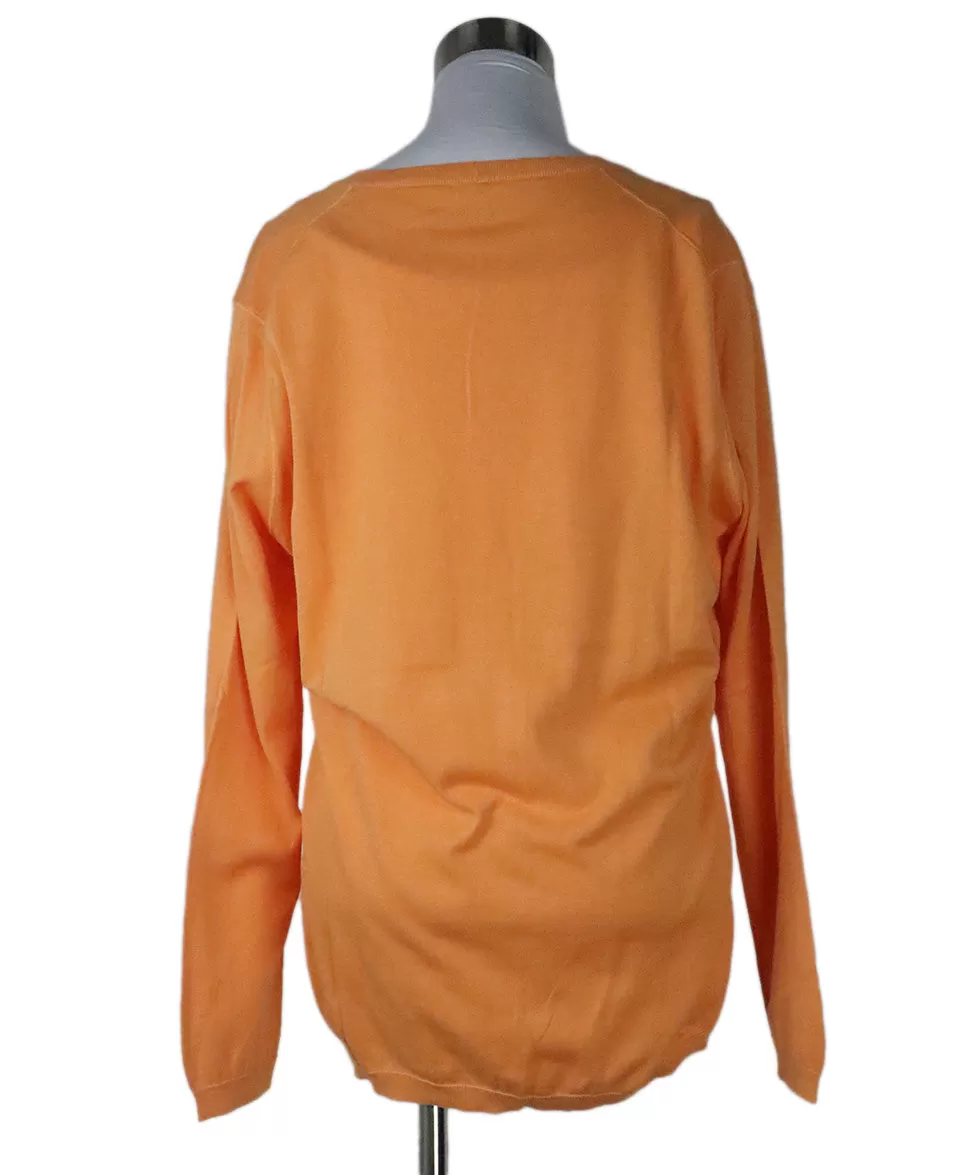 Malo Orange Cotton Sweater Set sz 10