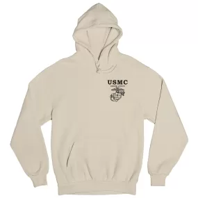 Marines Old School Heritage Sand Hoodie