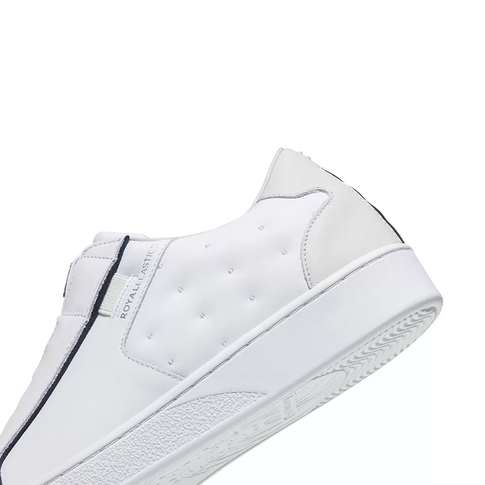 Men's Adelaide Lux White Black Leather Sneakers 02731-009