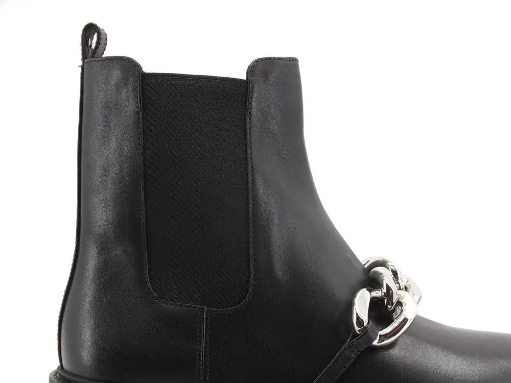 MICHAEL KORS Scarlett Bootie Stivaletto Catena Black 40F1SCFE7L