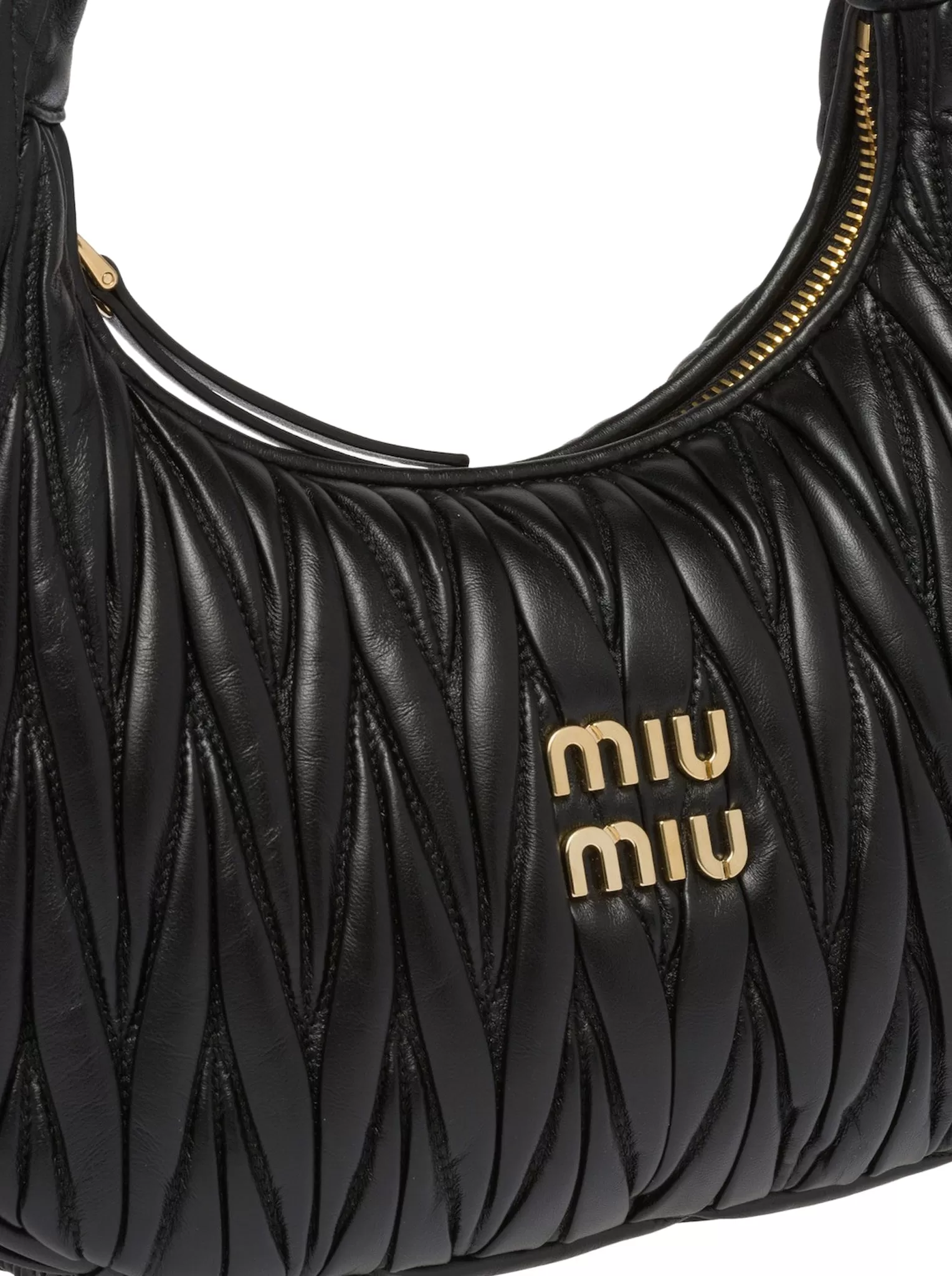 Miu Wander bag in quilted nappa