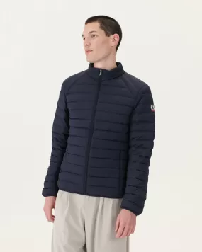 Navy Aragon lightweight stretch puffer jacket