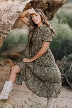 Nina Dress in Olive