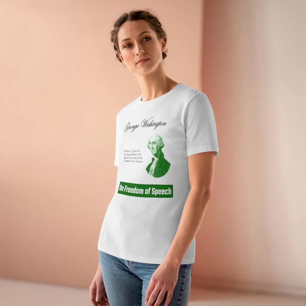 On Freedom Of Speech, Women's Premium Tee