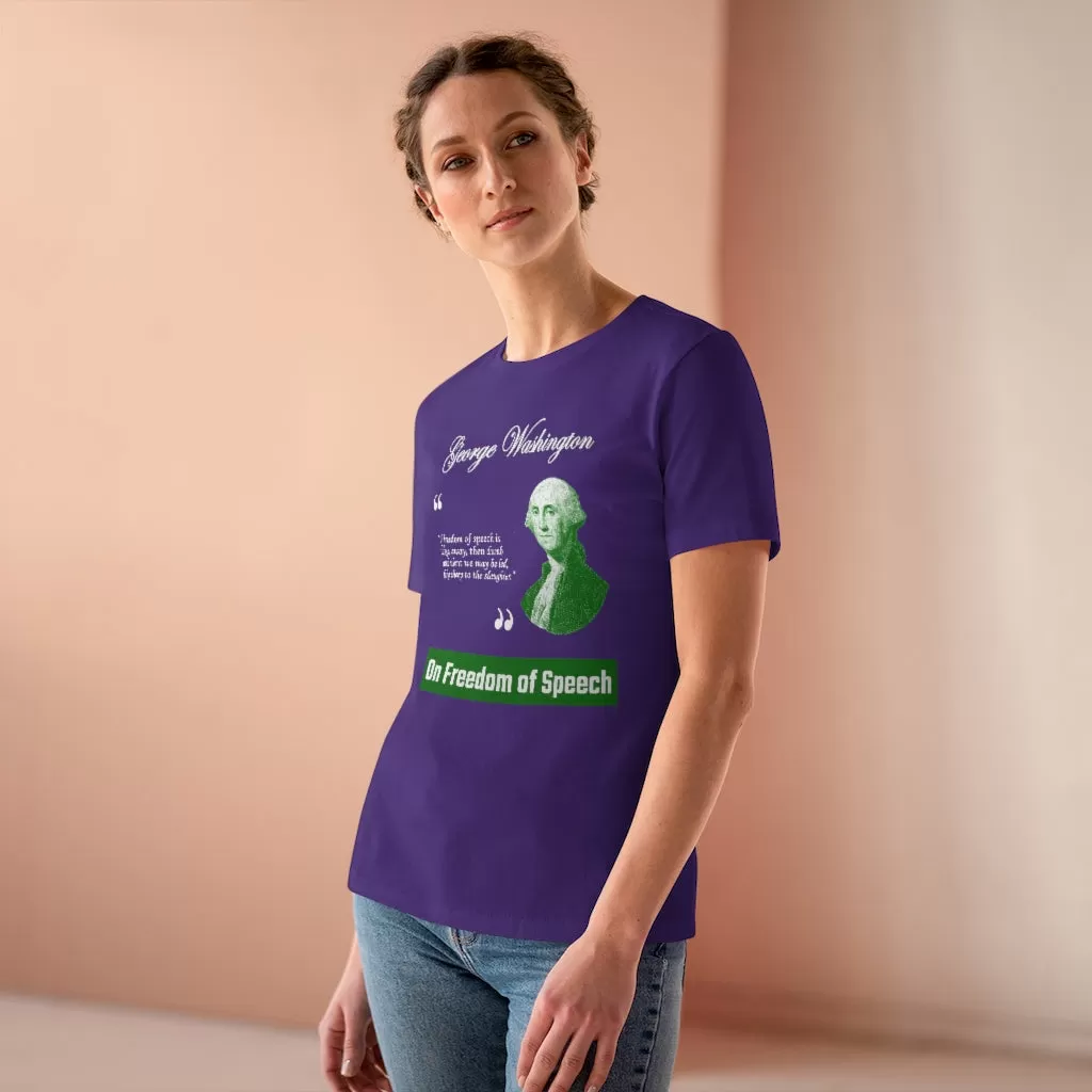 On Freedom Of Speech, Women's Premium Tee