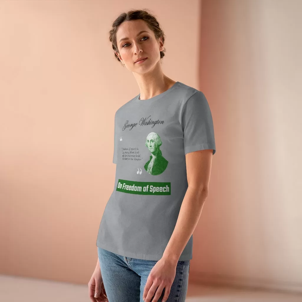 On Freedom Of Speech, Women's Premium Tee