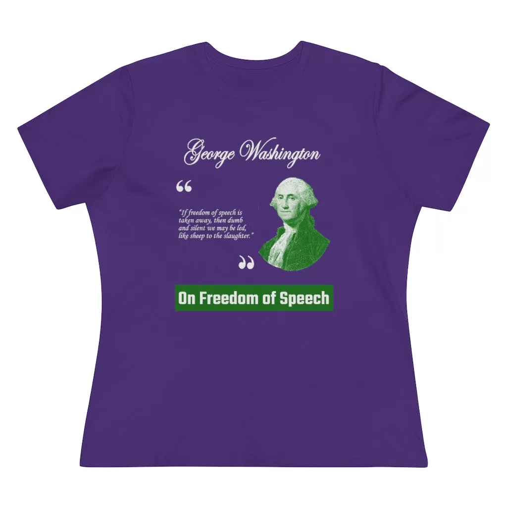 On Freedom Of Speech, Women's Premium Tee