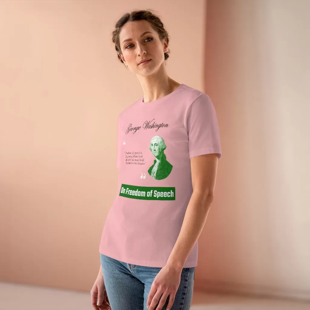 On Freedom Of Speech, Women's Premium Tee