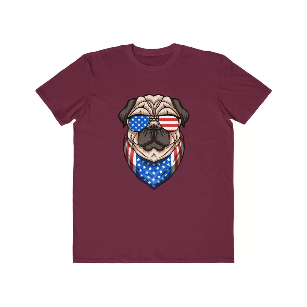 Patriot Dog, Men's Lightweight Fashion Tee