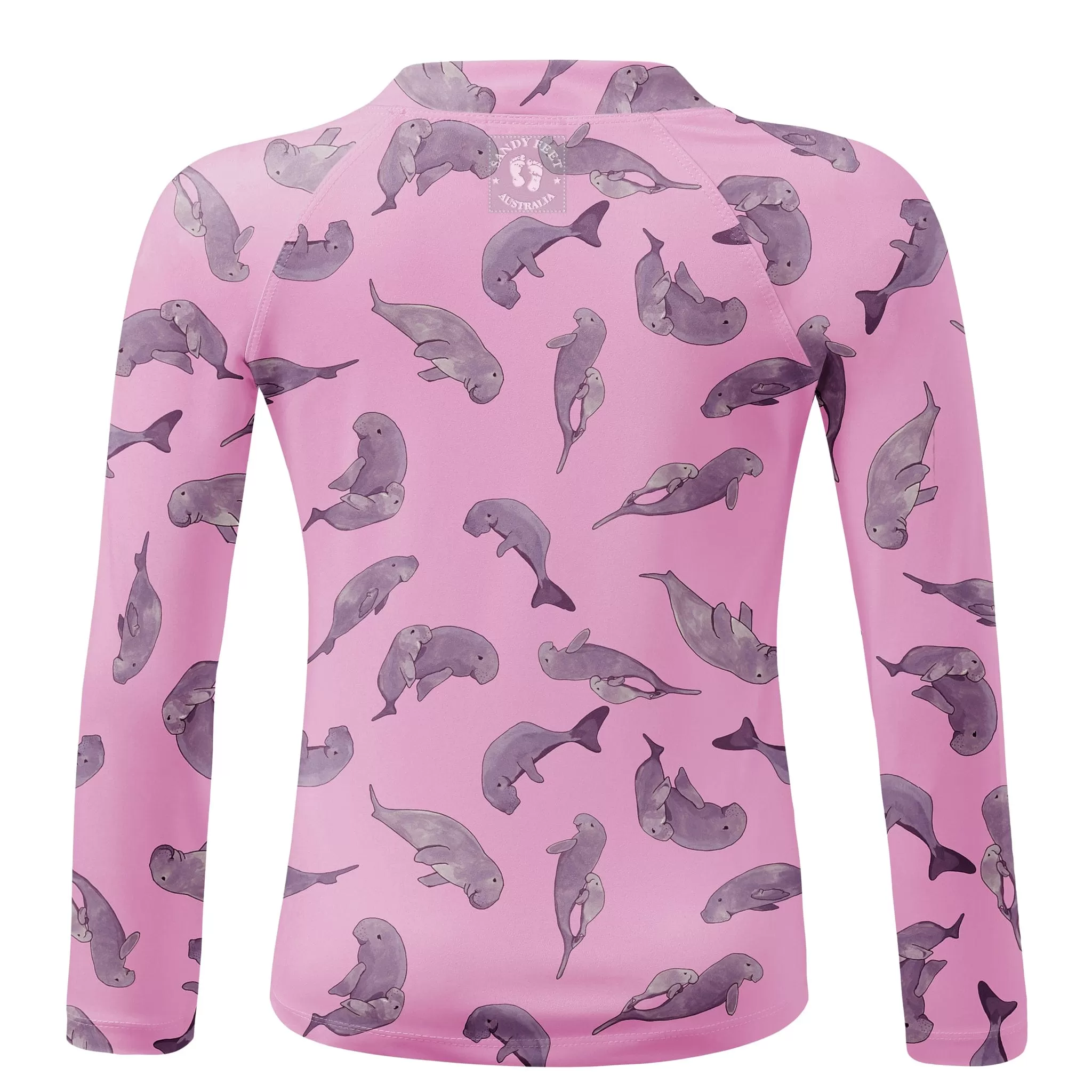 Pink Dugong Long Sleeve Rashie