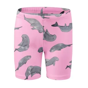 Pink Dugong LONG Swim Shorts