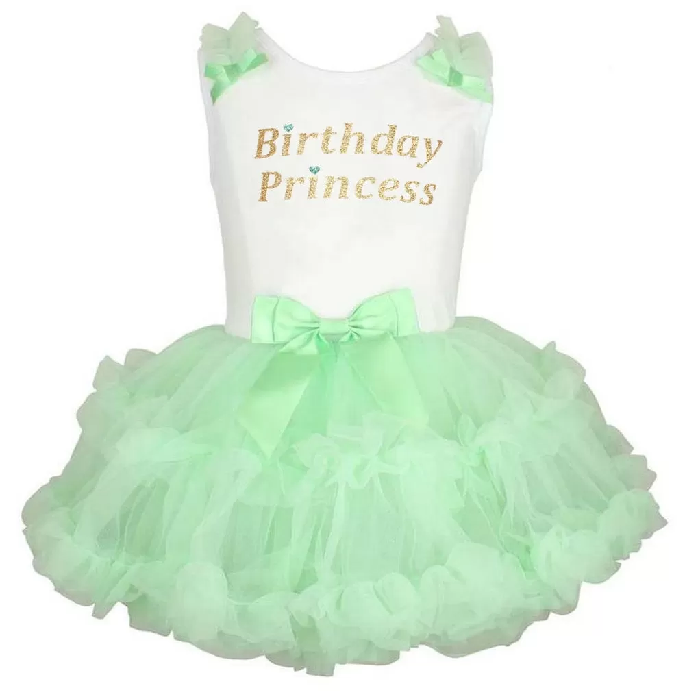 Popatu Birthday Princess Ruffle Dress