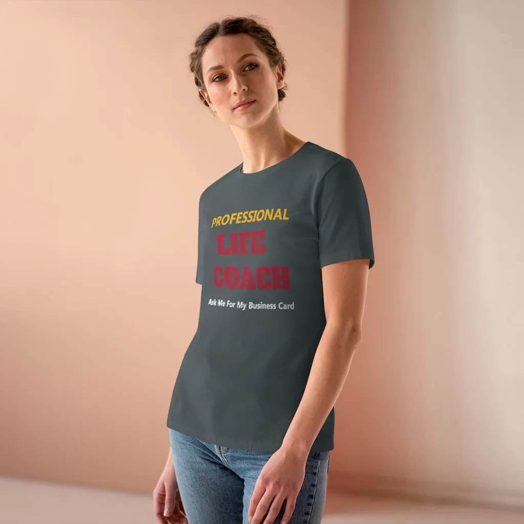 Professional Life Coach, Women's Premium Tee