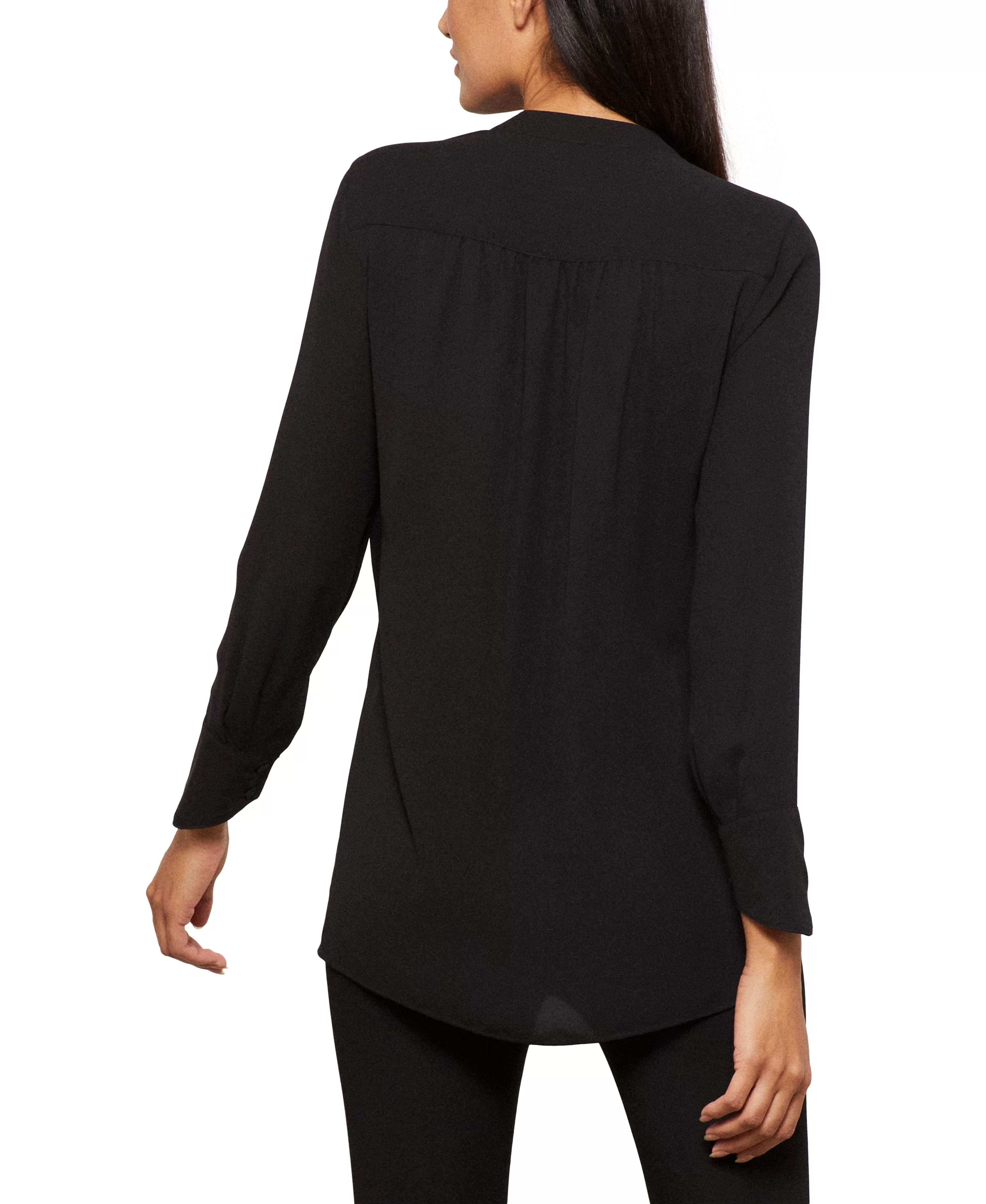 "JAKLYN" DRAPED FRONT BLOUSE