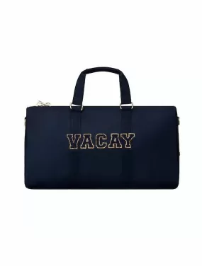 "vacay" Classic Duffle Bag In Sapphire