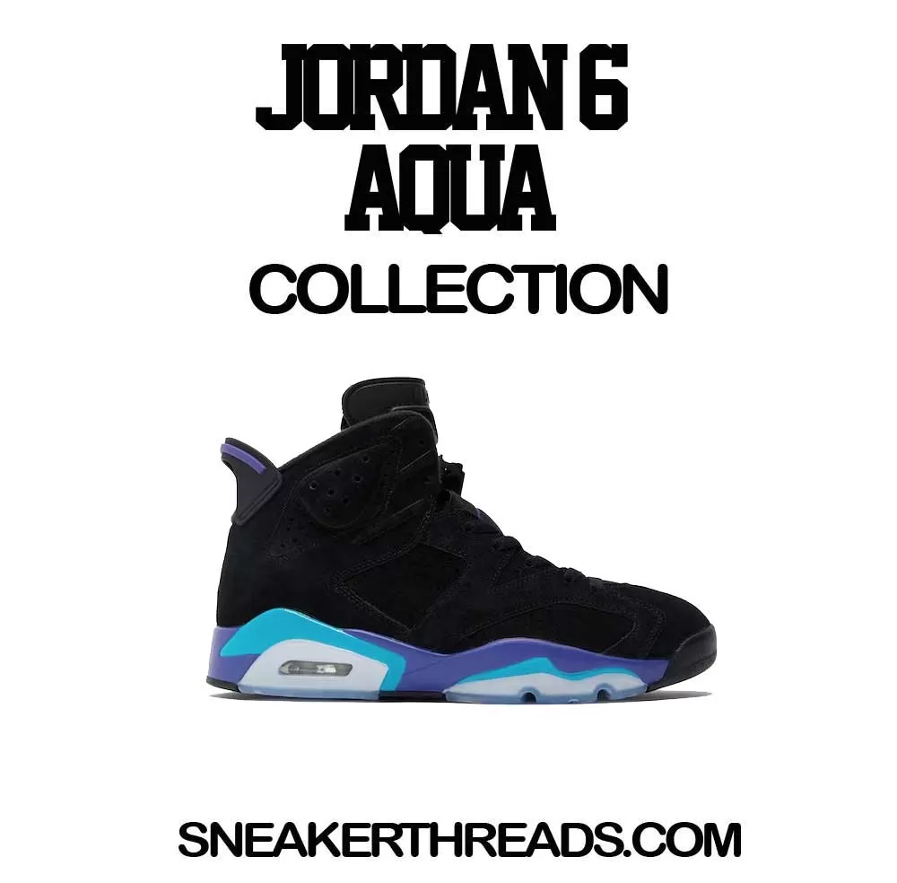 Retro 6 Aqua Shirt - Killa Season - Purple