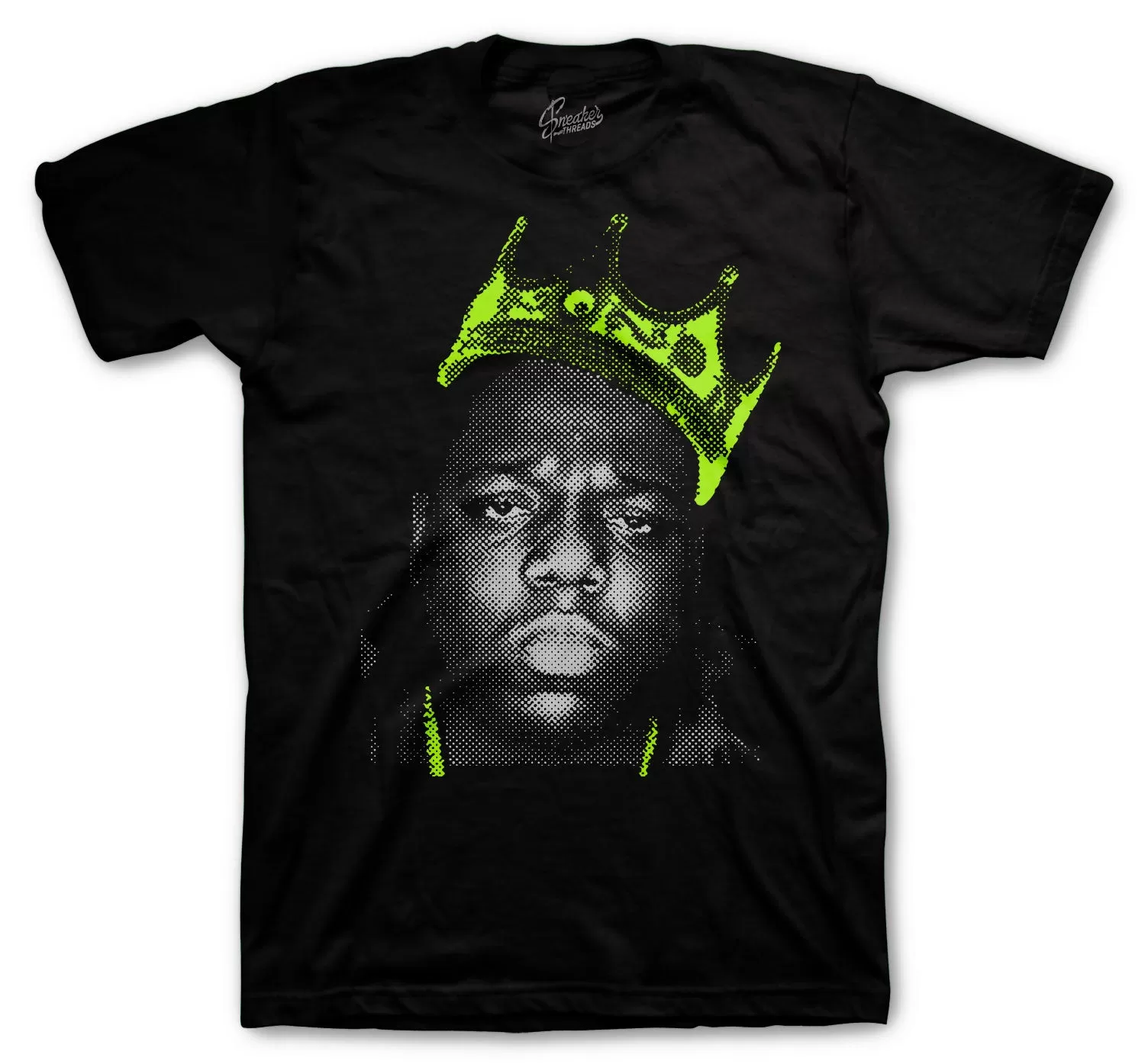 Retro 6 Electric Green Shirt - Ny Crown - Black