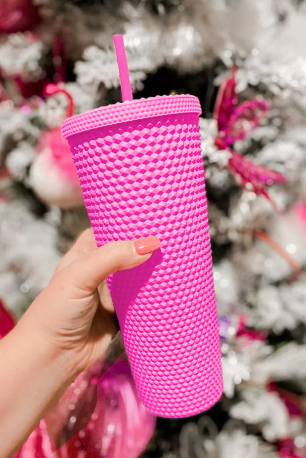 Reusable Matte Plastic Tumbler Cup