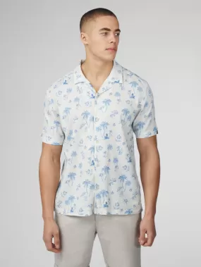 Signature Resort Print Shirt - Ivory