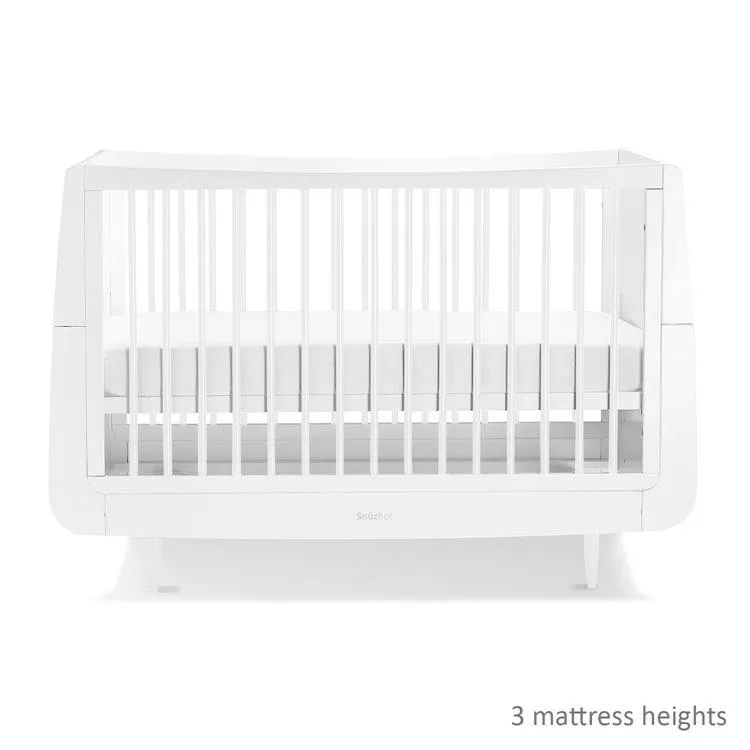 SnuzKot Skandi 2 Piece Nursery Furniture Set - White