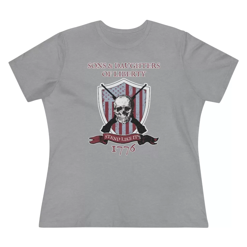 Sons & Daughters Of Liberty, Women's Premium Tee