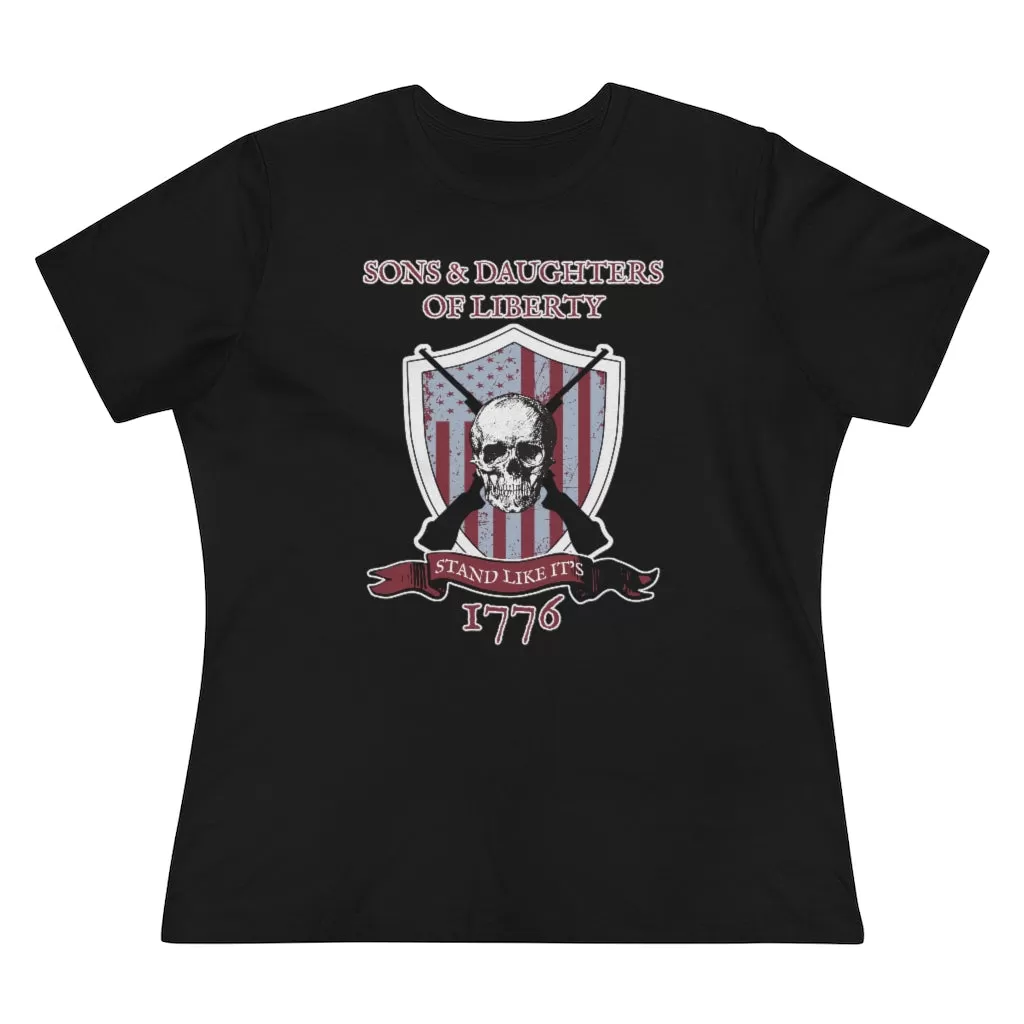 Sons & Daughters Of Liberty, Women's Premium Tee