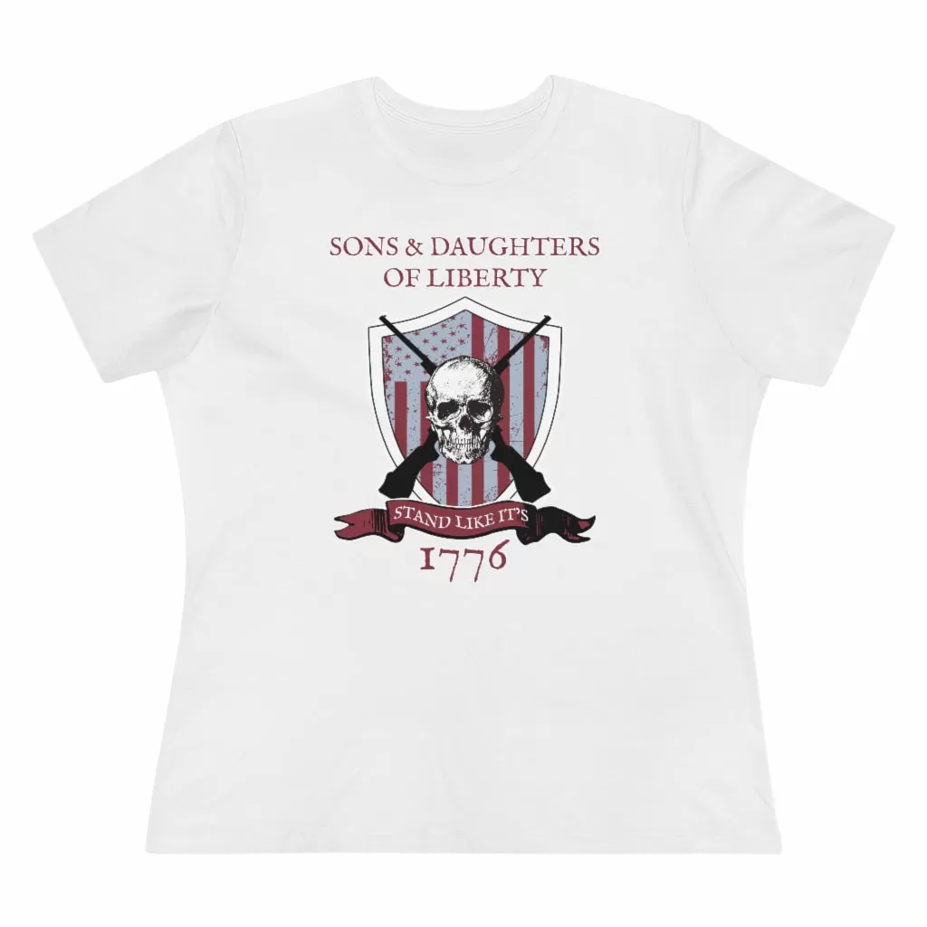 Sons & Daughters Of Liberty, Women's Premium Tee