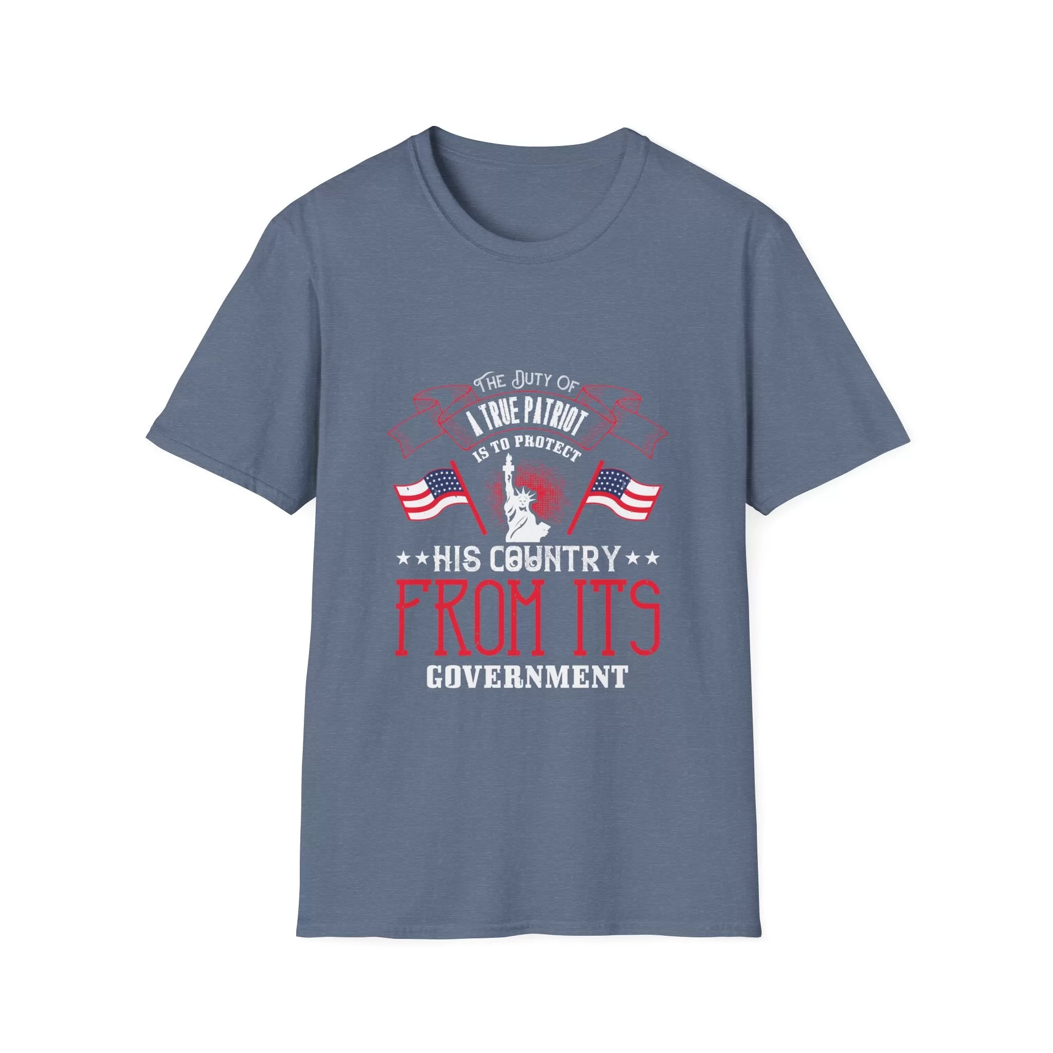 The Duty of a True Patriot, Men's Lightweight Fashion Tee